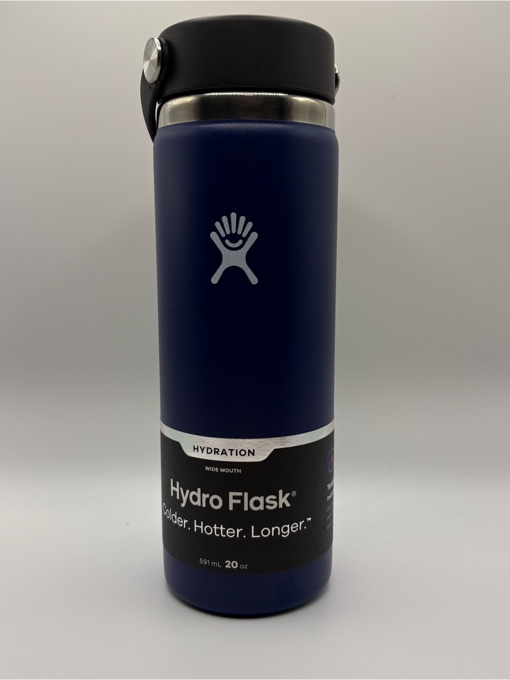 NIB HYDRO FLASK 20 OZ WIDE FLEX CAP INDIGO - INDIGO
